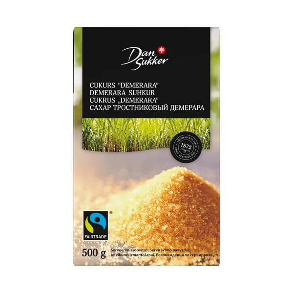 Cukurs Dansukker Demerara 500g