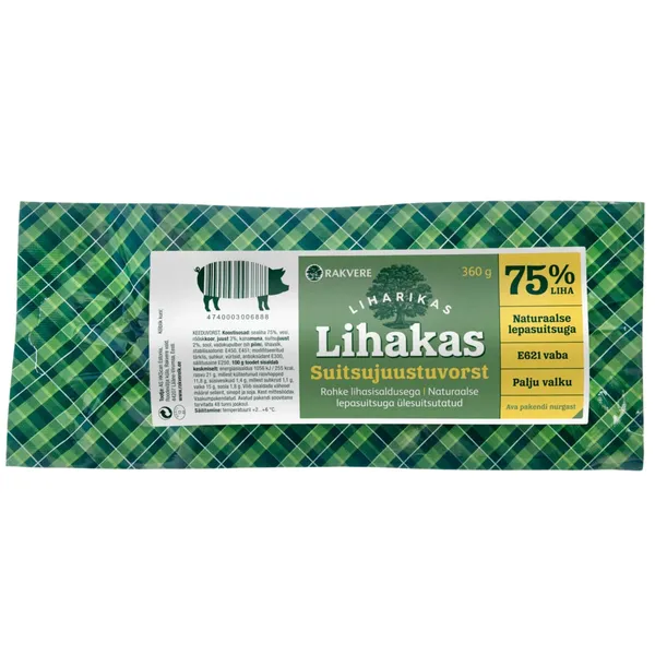 Suitsujuustuvorst Lihakas RAKVERE, 360g