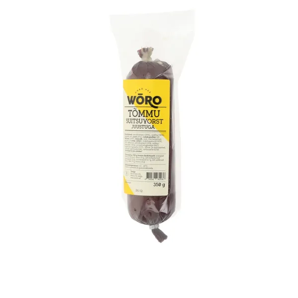 Tõmmu suitsuvorst juustuga, WÕRO, 350 g
