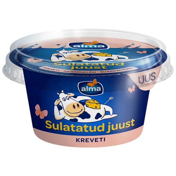 Sulatatud juust kreveti, ALMA, 200 g