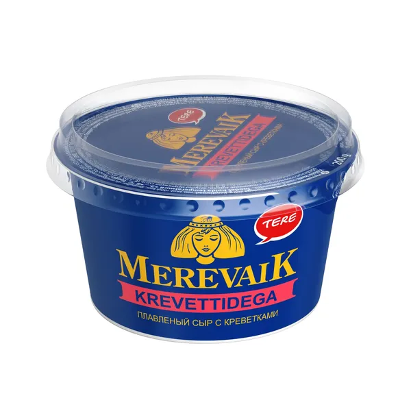 Sulatatud juust krevetiga, MEREVAIK, 200 g