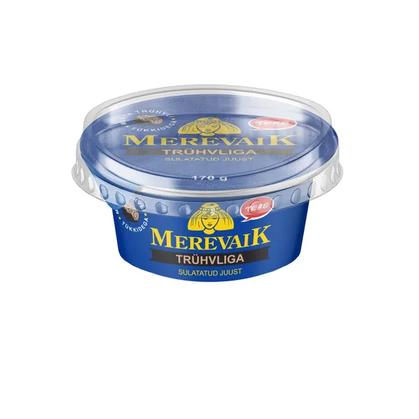 Sulatatud juust musta trühvliga, MEREVAIK, 170 g