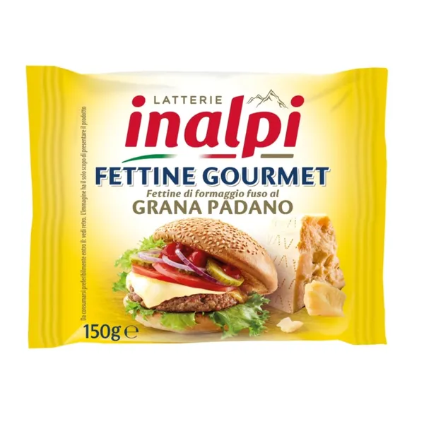 Sulatatud viilujuust Grana Padana Inalpi 41% 150g
