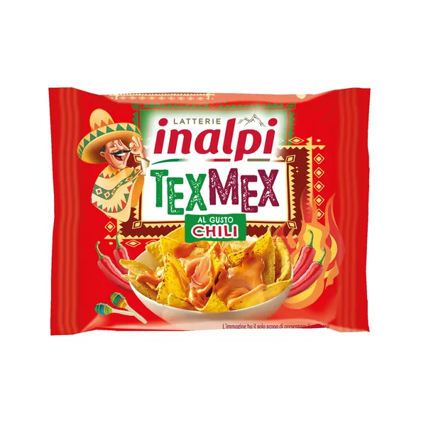 Sulatatud viilujuust tšilliga TexMex Inalpi 38% 150g