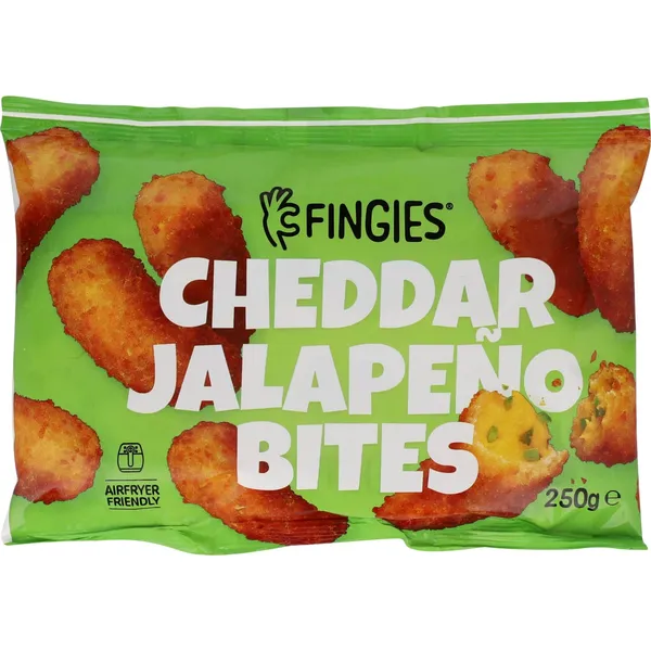 Suupiste Cheddar juust jalapenoga Fingies 250g