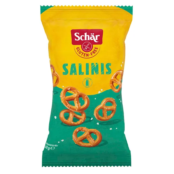 Suupiste soolased kringlid gluteenivaba Salinis Schar 60g