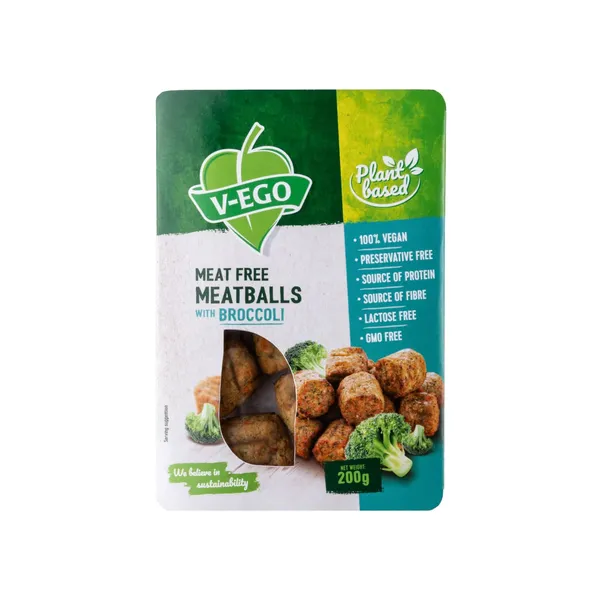 Taimsed pallid brokkoliga sügavkülmutatud V-Ego 200g