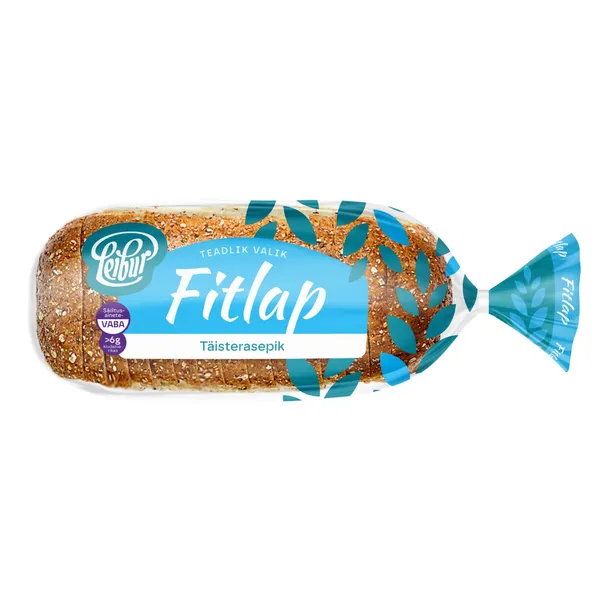 Fitlap täisterasepik, LEIBUR, 360 g