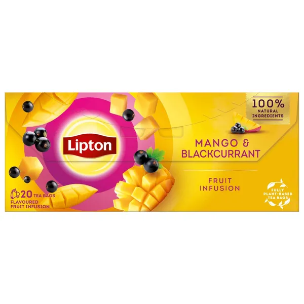 Tēja Lipton mango, upenes 34g