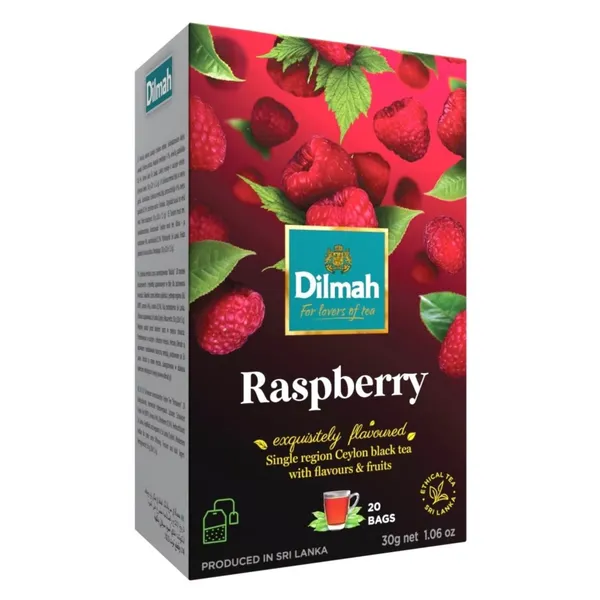 Tee must vaarikamaitseline Dilmah niidiga kotis 20x1,5g