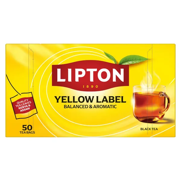 Tee must Yellow Label Lipton 50pk