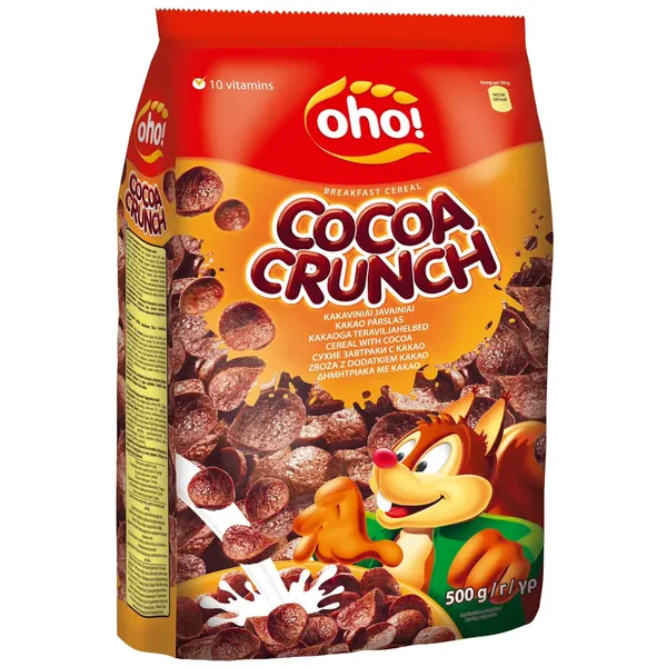 Brokastu pārslas Oho kakao 500g