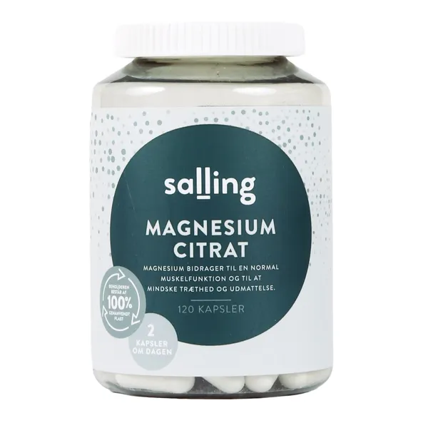 Toidulisand magneesiumtritraat Salling 120 kapslit