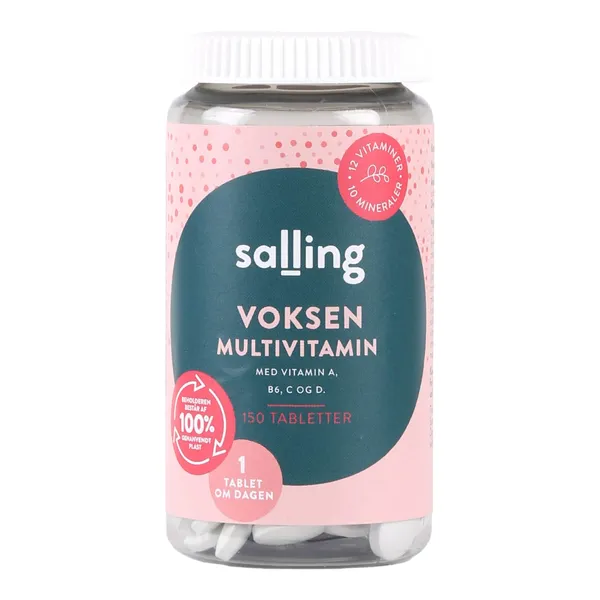 Toidulisand multivitamiin täiskasvanutele Salling 150 kapslit