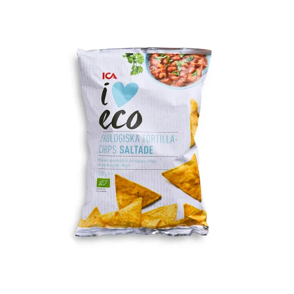 Tortiljakrõpsud soolatud I Love Eco öko 125g