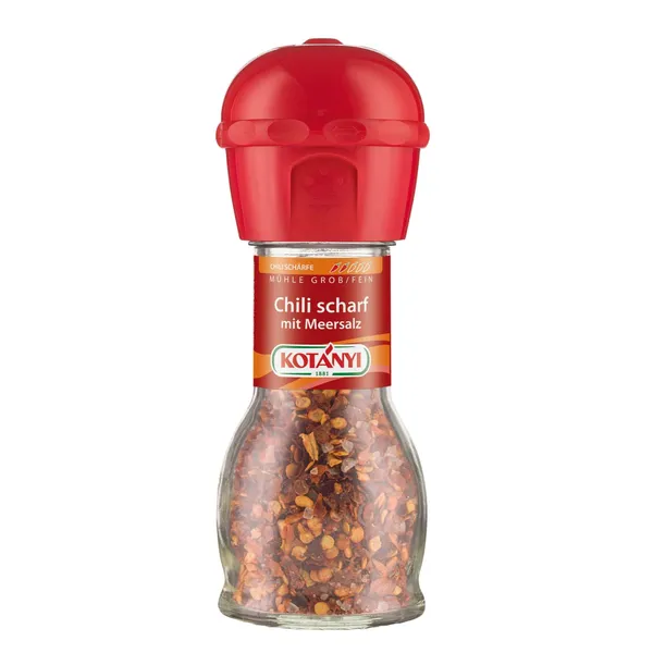 Čili pipari Kotanyi dzirnaviņās 34g
