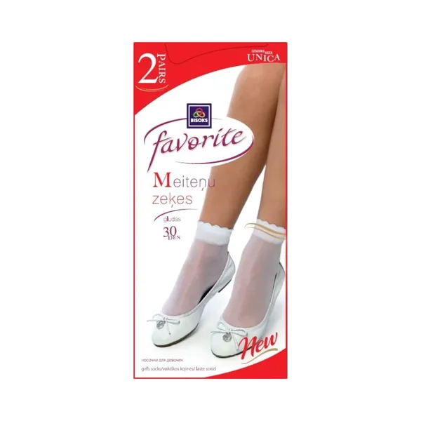 Tüdrukute sokid Favorite 2 paari 30 den 51122