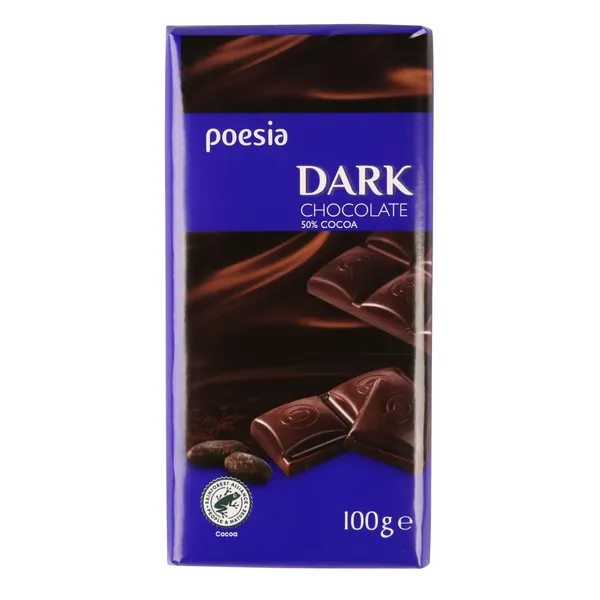 Tumšā šokolāde Poesia 100g