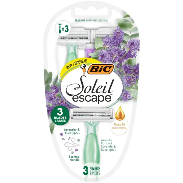 Ühekordsed raseerijad 3-teraga Bic Soleil Escape naistele 3tk