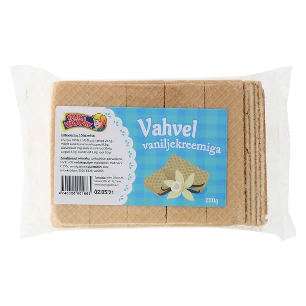 Vahvel vanilje Väike Väänik 220g