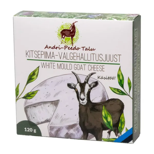 Valgehallitusjuust Andri-Peedo 120g