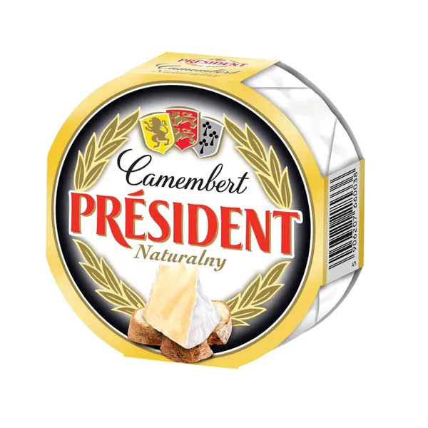 Camembert valgehallitusjuust, PRESIDENT, 120 g