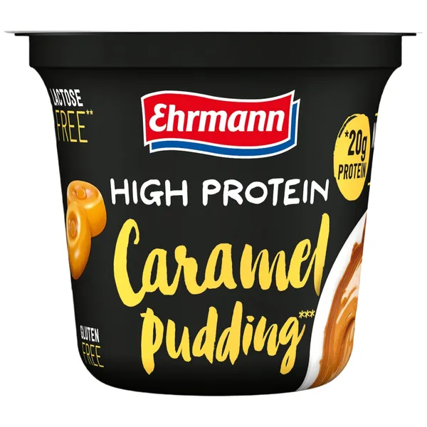 Valgupuding karamellimaitseline magusainetega Ehrmann 200g