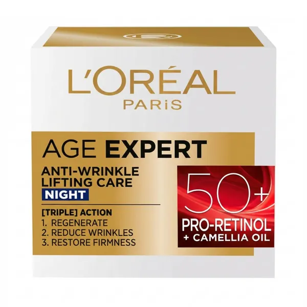 Vananemisvastane öökreem Age Expert 50+ Loreal 50ml