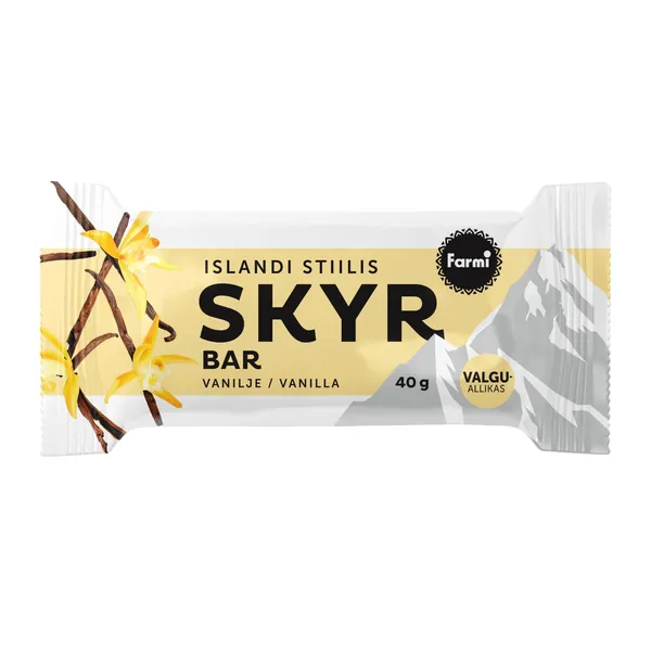 Vanillidessert šokolaadiglasuuris Farmi skyr 40g