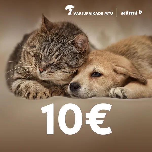 Varjupaikade MTÜ 10EUR