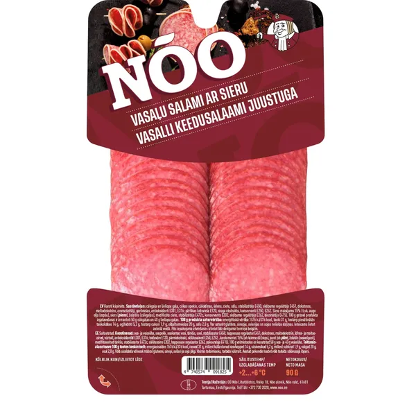 Salami Vasaļu ar sieru 90g