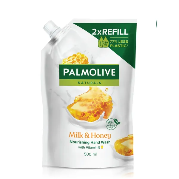 Vedelseep PALMOLIVE Naturals Milk&Honey täitepakend 500ml
