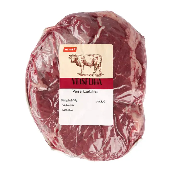 Liellopa kakla karbonāde Rimi fasēta kg