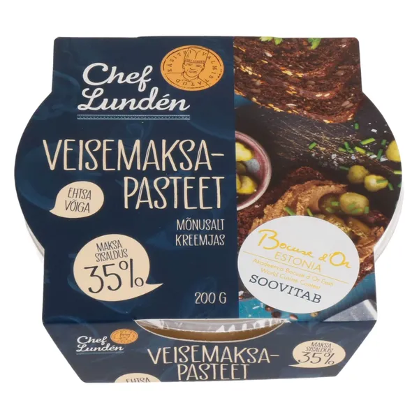 Veisemaksapasteet CHEF LUNDEN, 200g