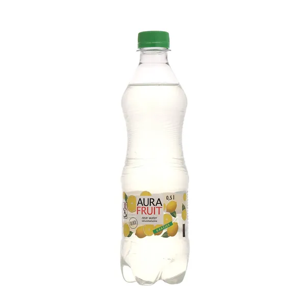 Vesi sidruni mahlaga gas. Aura Fruit 0,5l