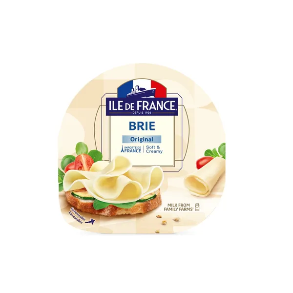 Valgehallitusjuust Brie viilud Ile de France 150g