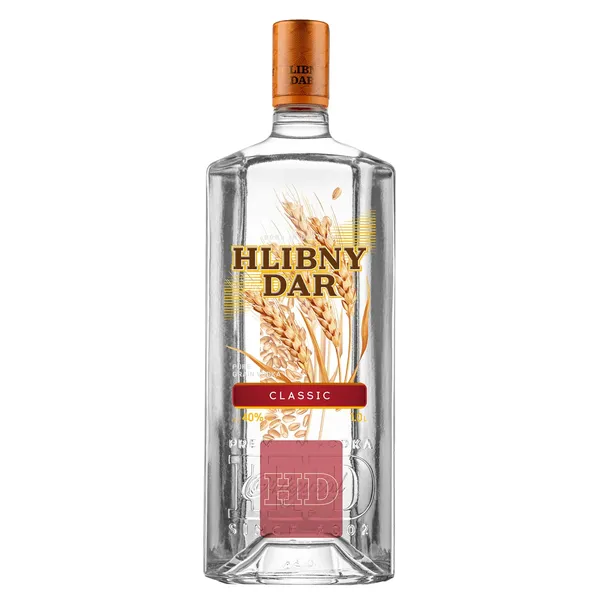 Viin Hlibny Dar Classic Vodka 40% 1l