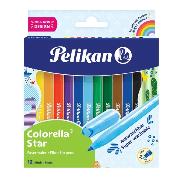 Flomasteri Pelikan krorellaStar 12gab