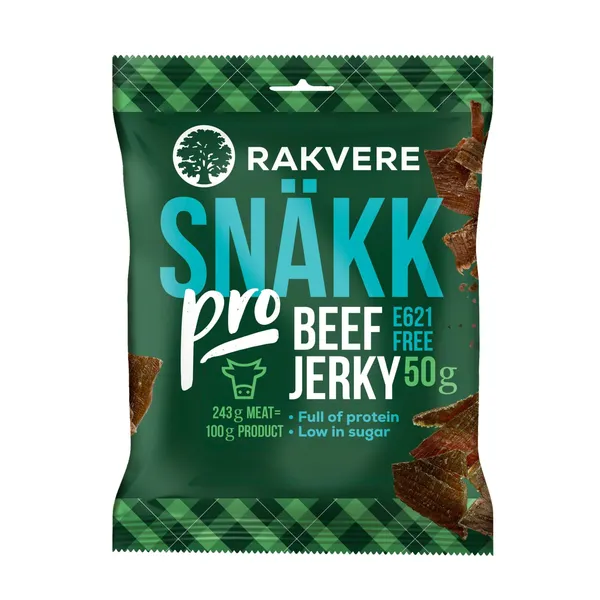 Vinnutatud veiselihasnäkid klassikalised Snäkk pro Rakvere 50g