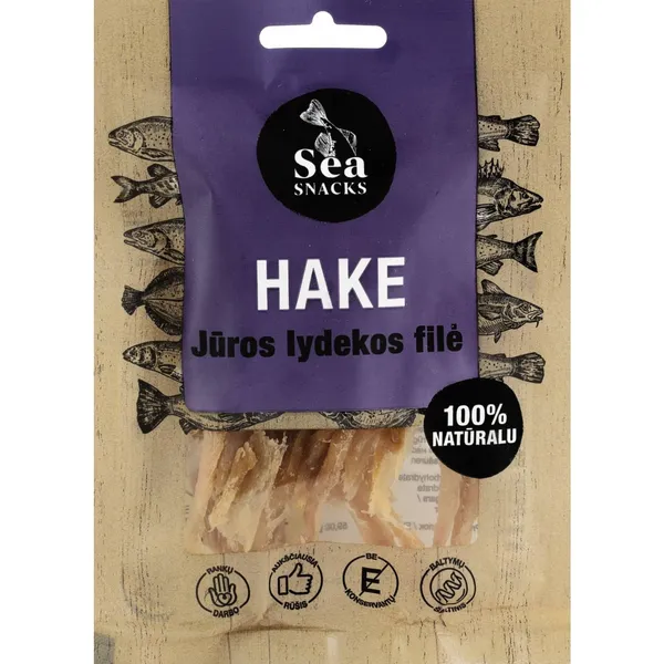 Vinnutatud Argentiina merluusifilee Sea Snacks 30g