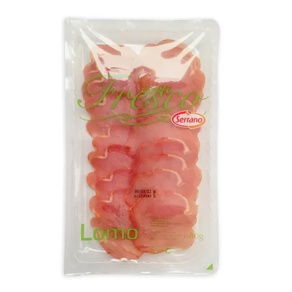 Vītināta cūkgaļas fileja Serrano šķēlēs 80g