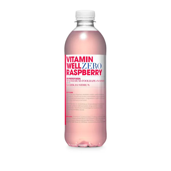 Vitamiinijook vaarika magusainetega Vitamin Well Zero 0,5l