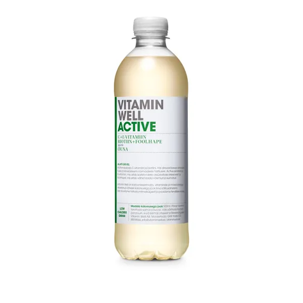Dzēriens Vitamin Well Active 500ml