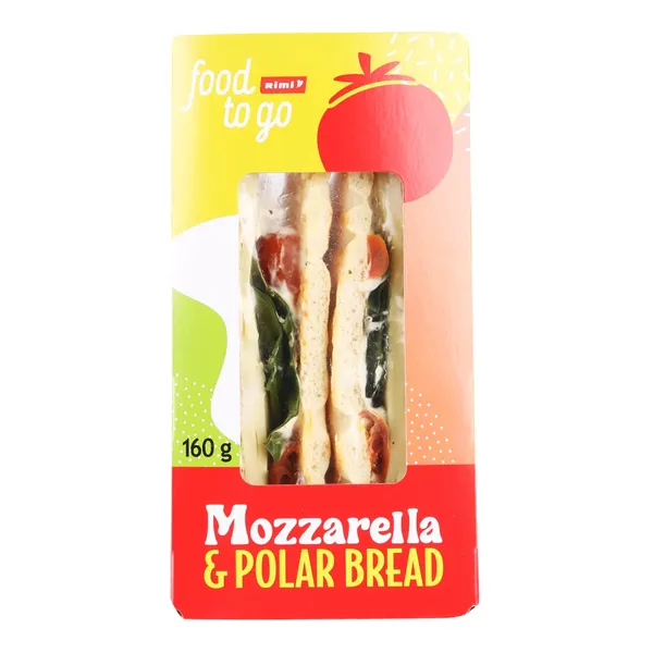 Võileib Polar mozzarella ja kirsstomatitega Rimi 160g
