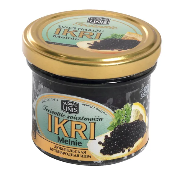 Mākslīgie ikri Iecienītie melnie 100g