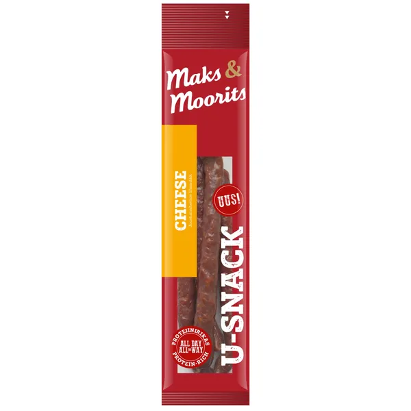 Vorstisnäkk Cheese U-Snack Maks&Moorits 85g