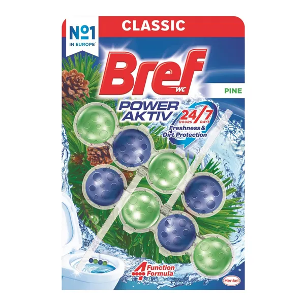 WC värskendaja Power Aktiv Pine, BREF, 2x50 g