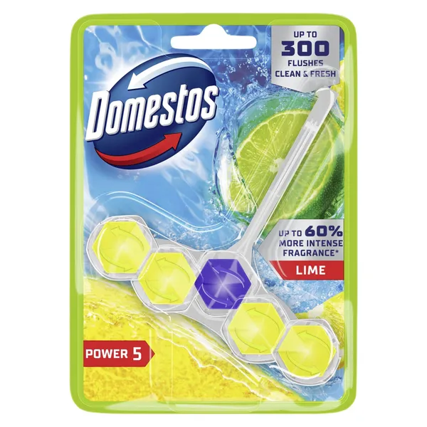WC-värskendaja DOMESTOS Power 5,  Lime, 50g
