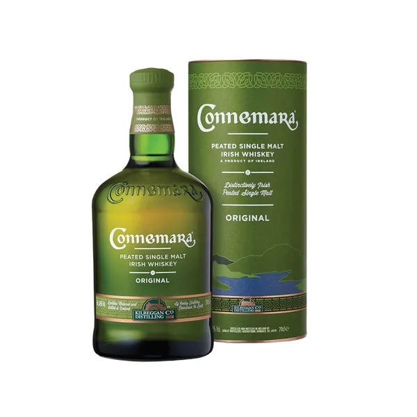 Whiskey Connemara Peated Original Single Malt 40% 0,7l kinkekarbis