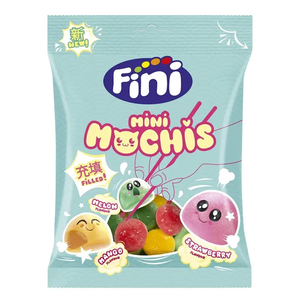 Želeekommid mango-maasika-melonimaitselised magusainega Mini Mochis Fini 90g